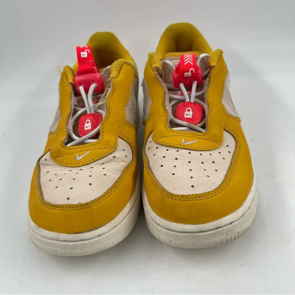 Nike Kids Air Force One Toggle SE Mushroom Sneakers DQ0365-700 - Size 1.5 Youth